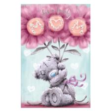 MUM Flowers Softly Drawn Me to You Bear Mother's Day Card Image Preview
